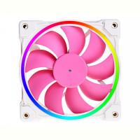 Вентилятор ID-Cooling ZF-12025-PINK ARGB (Single Pack), 120x120x25мм, 4-pin PWM, белый с розовым