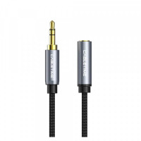Кабель Cabletime Audio 3.5 мм - 3.5 мм (M/F), 1 м, Black, 3 pin (CF11H)