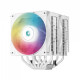 Кулер процессорный DeepCool AG620 Digital WH ARGB (R-AG620-WHADMN-G-2), Intel: 1700/1200/1151/1150/1155, AMD: AM5/AM4, 129х136х161 мм, 4-pin