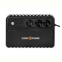 ИБП LogicPower LP-U600VA-3PS, Lin.int., AVR, 3 x евро, пластик