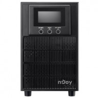 ИБП NJOY Aten Pro 2000 (PWUP-OL200AP-AZ01B), Online, 3 x Schuko, USB, LCD, металл