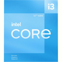 Процессор Intel Core i3 12100F 3.3GHz (12MB,  Alder Lake, 60W, S1700) Box (BX8071512100F)