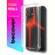 Чехол-накладка BeCover Anti-Shock для Tecno Pova 4 (LG7n) Clear (708903)