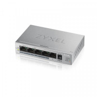 Коммутатор ZYXEL GS1005HP (GS1005HP-EU0101F) (1xGE, 4xGE PoE+, max PoE 60W)