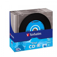 CD-R Verbatim (43426) 700MB 52x Slim, 10шт Vinyl