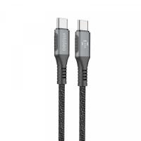 Кабель Intaleo CBGPD60WTT2 USB Type-C-USB Type-C 2м Grey (1283126518102)