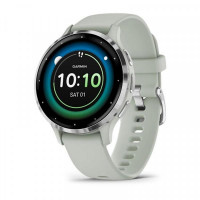 Смарт-часы Garmin Venu 3s Silver Stainless Steel Bezel with Sage Gray Case and Silicone Band (010-02785-51)