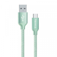 Кабель ColorWay USB - USB Type-C (M/M), 1 м, Mint (CW-CBUC003-MT)