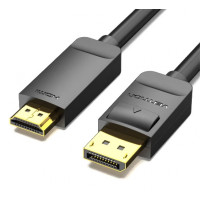 Кабель Vention DisplayPort - HDMI (M/M), 3 м, Black (HAGBI)