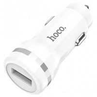 Автомобильное зарядное устройство Hoco Z27A Staunch (1USB 3A 18W) QC3.0 White (S15250)