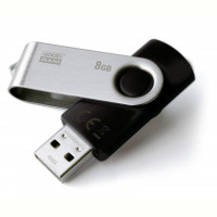 Флеш-накопитель USB  8GB GOODRAM UTS2 (Twister) Black (UTS2-0080K0R11)