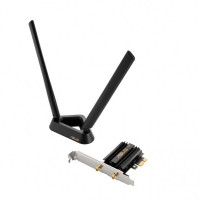 Беспроводной адаптер Asus PCE-AXE59BT (AXE5400, WiFi 6E, Bluetooth 5.2, OFDMA and MU-MIMO, 2 внешних антенны)
