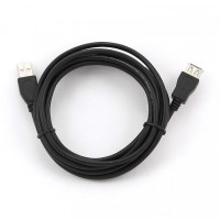 Кабель Cablexpert USB - USB V 2.0 (M/F), удлинитель, 3.0 м, черный (CCP-USB2-AMAF-10)