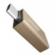 Адаптер Remax RA-USB1 Feliz microUSB-USB Type-C Gold (6954851289807)
