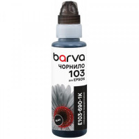 Чернила Barva Epson 103 BK (Black) (E103-690-1K) флакон OneKey (1K), 100 мл