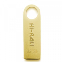 Флеш-накопитель USB 32GB Hi-Rali Shuttle Series Gold (HI-32GBSHGD)
