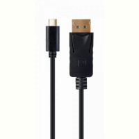 Кабель Cablexpert USB Type-C - DisplayPort (M/M), 2 м, черный (A-CM-DPM-01) 