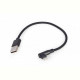 Кабель Cablexpert (CC-USB2-AMLML-0.2M), USB2.0 BM - Lightning, 0.2м, черный