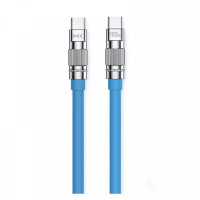 Кабель WK WDC-188 Wingle Series USB Type-C - USB Type-C (M/M), 1 м, 100 W, Blue (6941027632932)