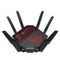 Беспроводной маршрутизатор Asus ROG Rapture GT-BE19000 (90IG0850-MO9A0V) (WiFi7, BE19000, 2.4G-4x4, 5G-4x4, 6G-4x4 1x10GE WAN, 1x2.5GE WAN, 1x10GE LAN, 3x2.5GE LAN, 1xGE LAN, 1xUSB3.2, 1xUSB 2.0, AiMesh)