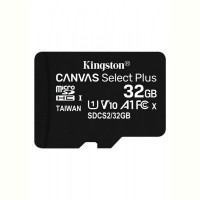 Карта памяти MicroSDHC  32GB UHS-I Class 10 Kingston Canvas Select Plus R100MB/s (SDCS2/32GBSP)