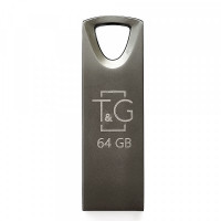 Флеш-накопитель USB 64GB T&G 117 Metal Series Black (TG117BK-64G)