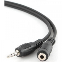 Аудио-кабель Cablexpert 3.5 мм - 3.5 мм (M/F), 3 м, черный (CCA-423-3M)