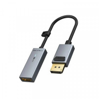 Адаптер Сabletime DisplayPort - HDMI (M/F), 0.2 м, Gray (CP20A)