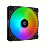 Вентилятор ID-Cooling WF-14025-XT ARGB, 140x140x25мм, 4-pin PWM, черный с белым