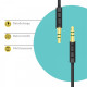 Аудио-кабель Piko CB-AB11 3.5 мм - 3.5 мм (M/M), 1 м, Black (1283126489150)