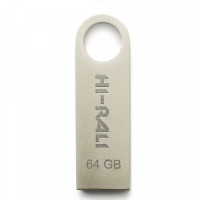Флеш-накопитель USB 64GB Hi-Rali Shuttle Series Silver (HI-64GBSHSL)