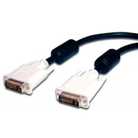 Кабель ATcom DVI - DVI (M/M), 24/24, 10 м, Black/White (10702)