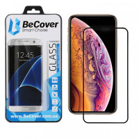 Защитное стекло BeCover для Apple iPhone XS Max Black (702623)