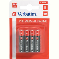 Батарейка Verbatim Alkaline AAA/LR03 BL 8шт
