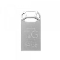 Флеш-накопитель USB 64GB T&G 110 Metal Series Silver (TG110-64G)