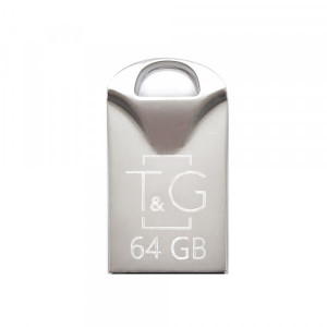 Флеш-накопитель USB 64GB T&G 106 Metal Series Silver (TG106-64G)