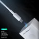 Мережевий зарядний пристрій Konfulon C69D, Cable Type-C to Lightning, PD, 20W, Белый