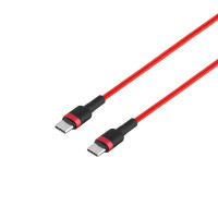 Кабель Baseus Cafule Cable Type-C toType-C 2m, PD 3A, 60W Red-Black