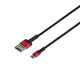 Кабель Baseus Cafule Cable (special edition) Lightning 1m, 2.4A, Grey-Black