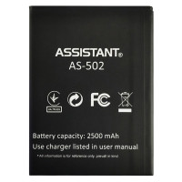 Аккумулятор  Assistant AS-502/AS-503, Ulefone S7 (2500 mAh)