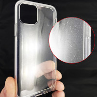Чехол Molan Cano Silicone Glitter Clear Case iPhone 12 mini