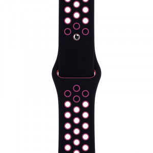 Ремешок для Apple Watch 42/44/45/49 mm Nike Sport Band Black/Pink