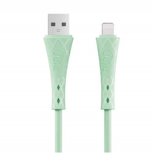 Кабель Joko DL27 Lightning, 1m, 2.4A, Green