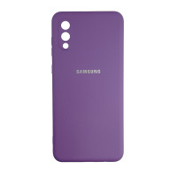 Чехол силиконовый для Samsung A02 Light Violet