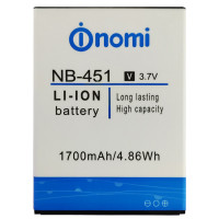 Аккумулятор  Nomi i451 Twist, NB-451 (1700 mAh)