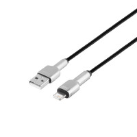 Кабель Baseus Cafule Metal Data Cable Lightning 2.4A 1m Black