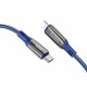 Кабель Hoco S51 Extreme Display Type-C to Lightning 20W 1.2m Blue