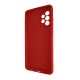 Чехол силиконовый для Samsung A72 Red
