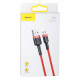 Кабель Baseus Cafule Cable Micro 1m, 2.4A, Red
