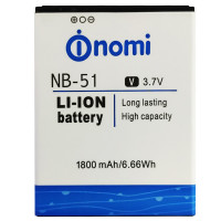 Аккумулятор  Nomi i500 Sprint, NB-51 (1800 mAh)